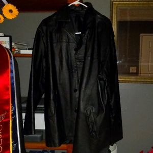 Men's Leather Jacket Size Medium/Large NWOT